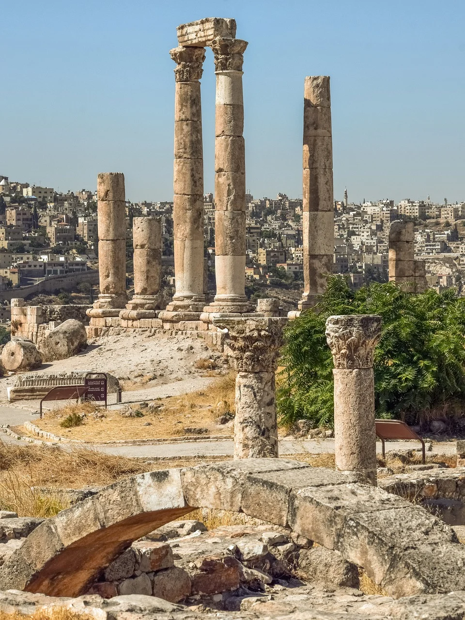 Temple of Hercules at the Amman Citadel